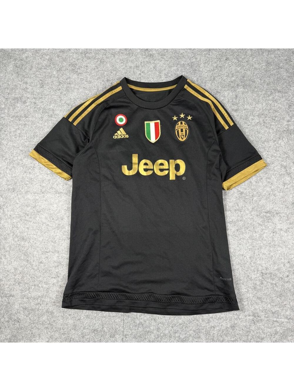 JUVENTUS ADIDAS 2015/2016 SOCCER FOOTBALL THIRD JERSEY #10 POGBA SIZE MEDIUM